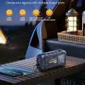 YaberAuto Jump Starter 6000 featuring a bright 600 lumens LED light for emergencies