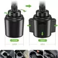 Secure and easy-to-operate EOCAHO car phone holder with quick release button and non-slip rubber cushioning