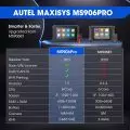 Technician Using Autel MS906 Pro Scan Tool for Vehicle System Diagnostics and Maintenance