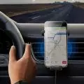 Adjustable Ball Head for Easy Rotation and Angling of Baseus Car Phone Holder for Optimal GPS Navigation