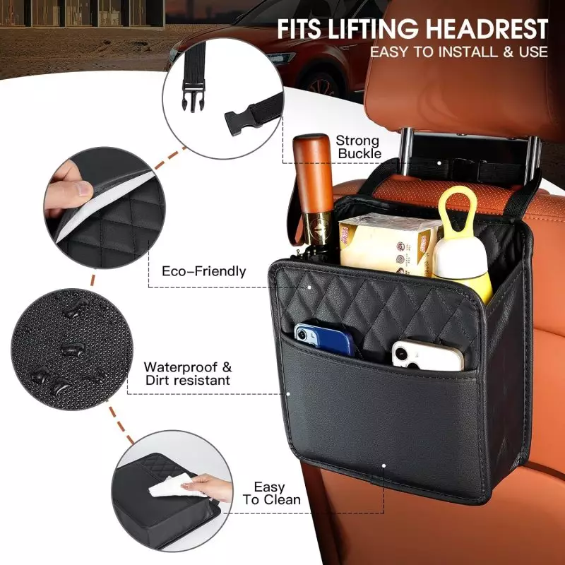 Seat Back Hanging Bag with wonderful design and workmanship, convenient installation