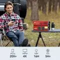 Robust 1000w power inverter with cooling fan and smart technology for vehicle use