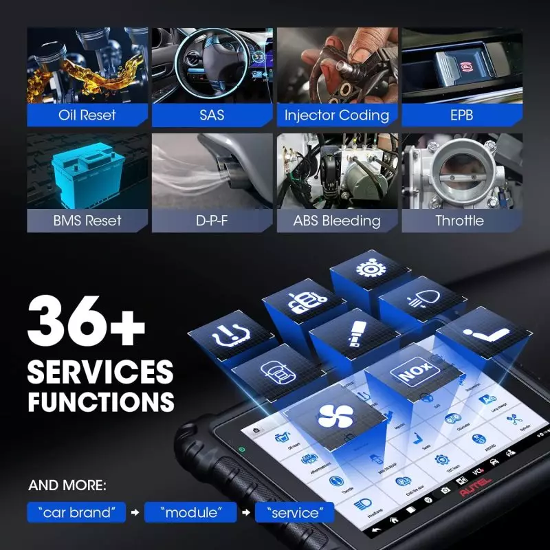 Autel MS906 Pro Performing Active Tests on Vehicle Components to Ensure Proper Functionality