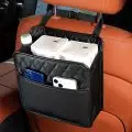 Car Seat Back Hanging Bag made of high-grade PU leather