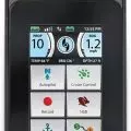 Digital remote control for Minn Kota Terrova featuring i-Pilot Link with autopilot and GPS capabilities,   displaying speed,   temperature,   bearing,   and depth