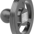 20mm Bulletpoint ball mount acting as a magnetic phone holder for car