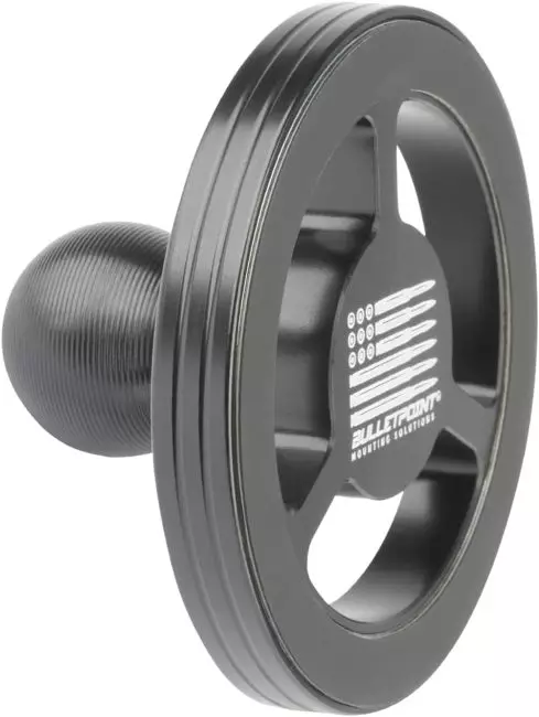 20mm Bulletpoint ball mount acting as a magnetic phone holder for car