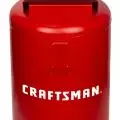 Red Craftsman air compressor 20 gallon with wheels and pressure gauges