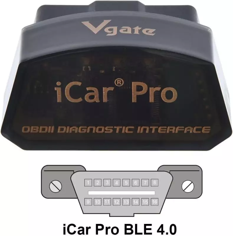 Vgate iCar Pro OBD2 Interface: Streamline Your Car Diagnostics Vgate iCar Pro BLE 4.0 OBD-II Diagnostic Device for Vehicle Data Monitoring