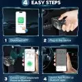 Steps to install OBD device: Download OBD Home app, connect OBD2 adaptor to the car and phone via Bluetooth