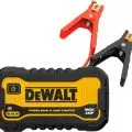 DeWalt 1600 Amp Portable Power Bank and Jump Starter with Red and Black Alligator Clamps