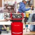 Craftsman 20 Gallon Air Compressor, Oil-Free 1.8 HP, 175 PSI, Dual Couplers - Image 7