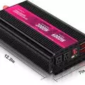 ROARBATT 3000-watt 12 voltage inverter with 6000W peak power,   showing digital display,   dual AC outlets and USB port