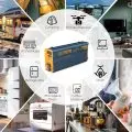 3000W Pure Sine Wave Power Inverter powering essential devices for camping, RVs, and home appliances