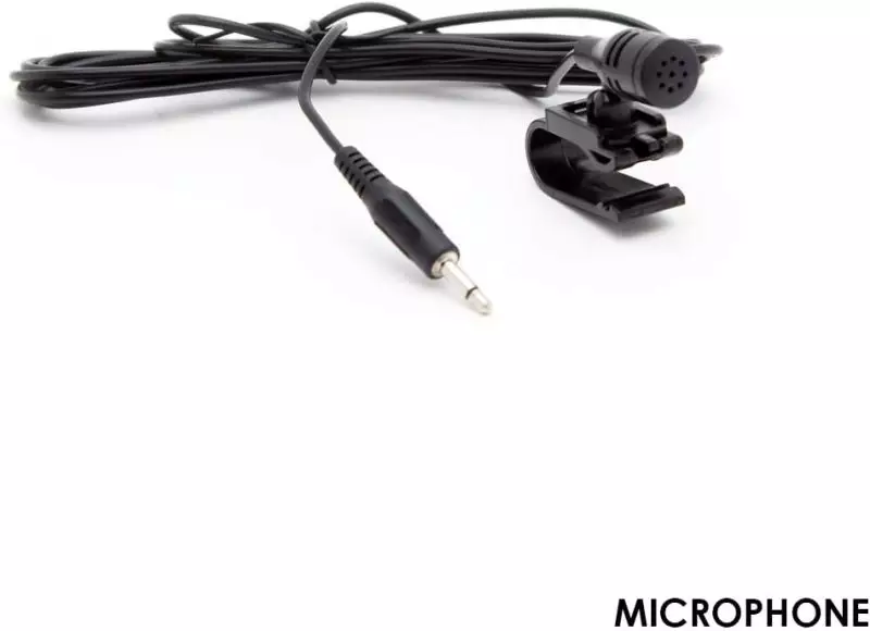 High-Quality Clip-On Lavalier Microphone with 3.5mm Audio Jack Close-up of a clip-on lavalier microphone with a cable and 3.5mm audio jack