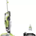 Bissell CrossWave floor cleaner with multi-surface cleaning solution and storage tray