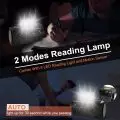 2 Modes Reading Lamp featuring 6 LED lights and a motion sensor,   ideal for writing in the dark and bedroom use